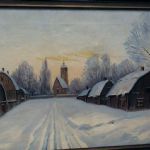 175 3193 Oljemålning 